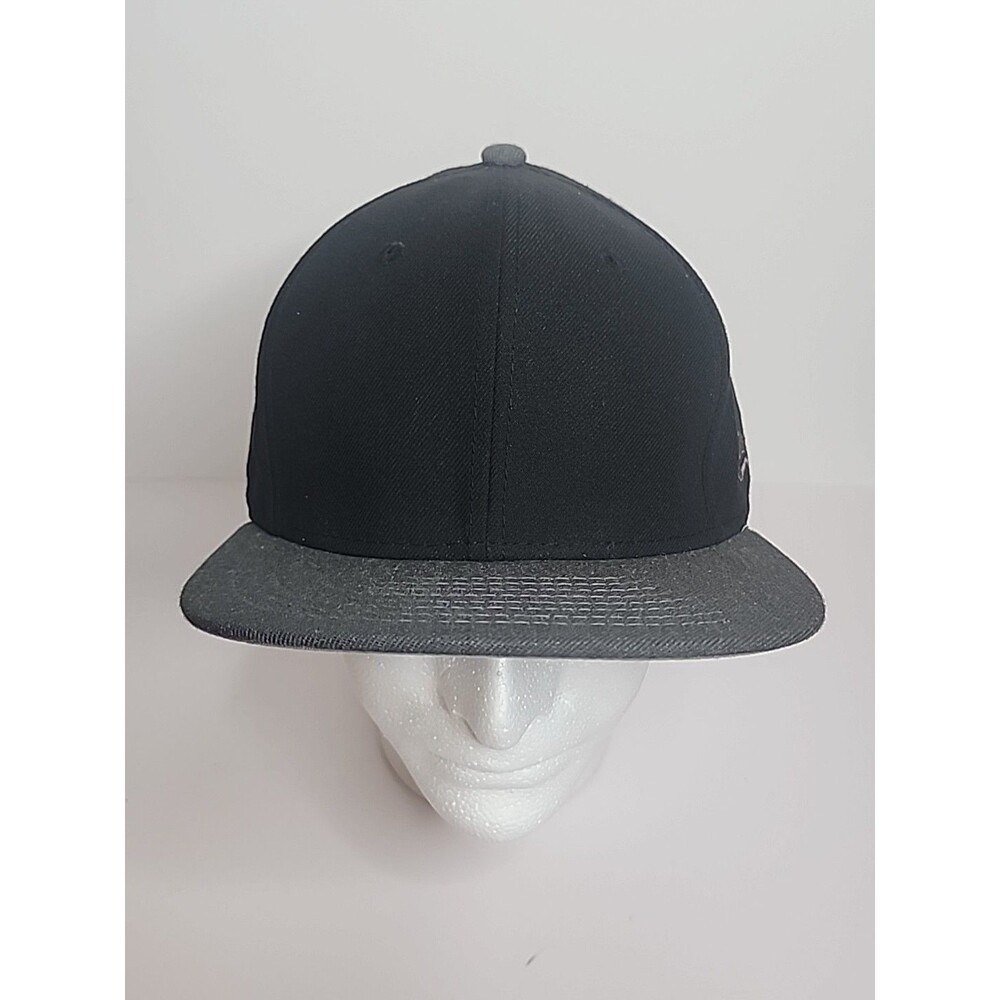 New Era 9Fifty Blank Strapback Black-Charcoal Adjustable Hat